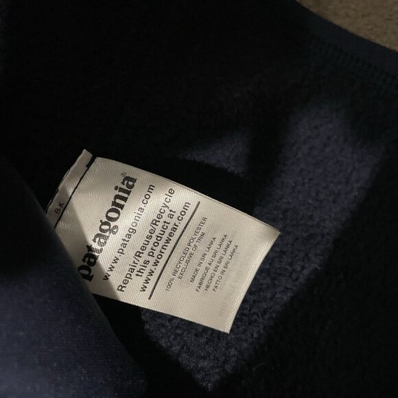 Patagonia Jacket Womens XS Navy Blue Full Zip Knit Fleece Better Sweater Pockets - Picture 7 of 11